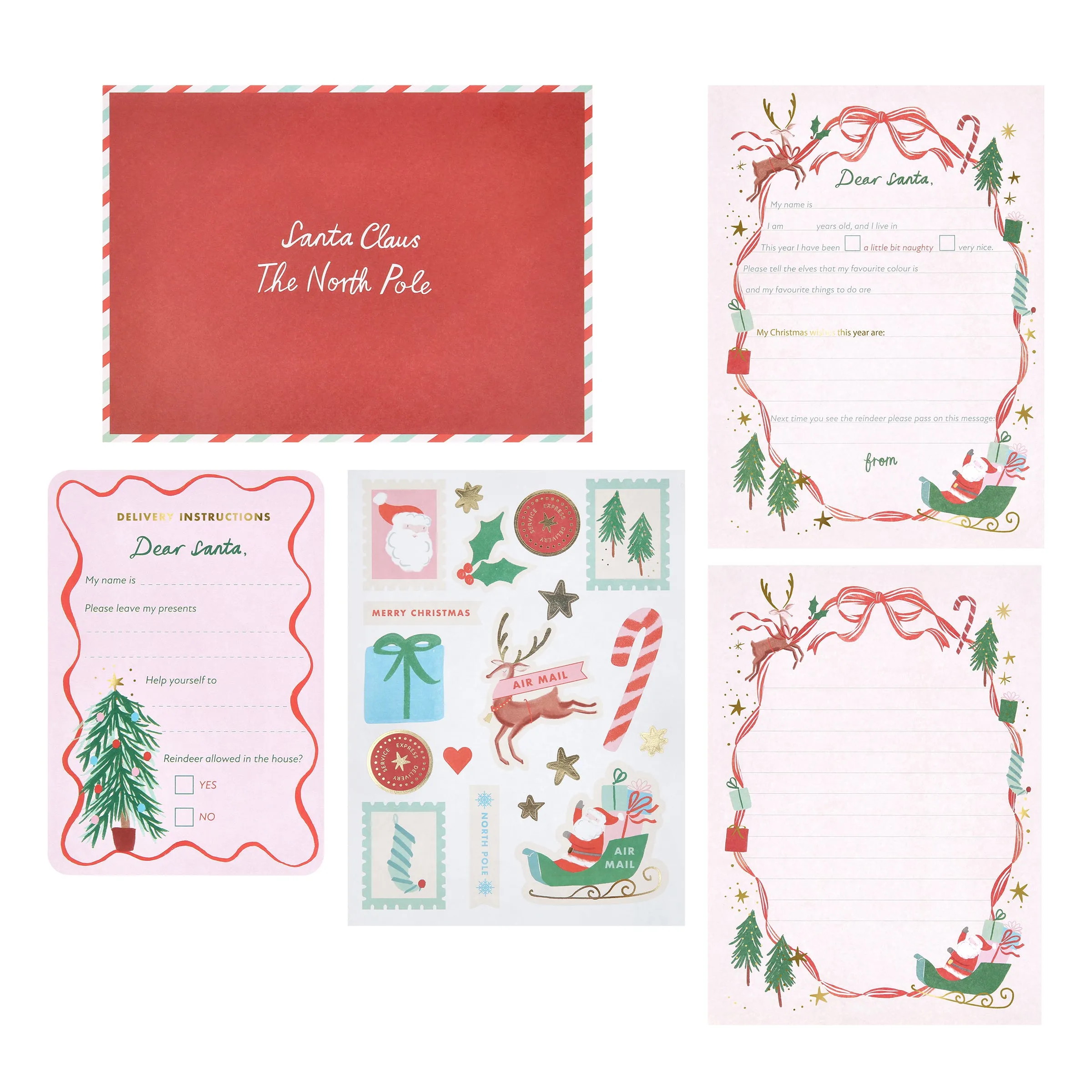 Letter To Santa Kit sold by Meri Meri product image thumbnail 4