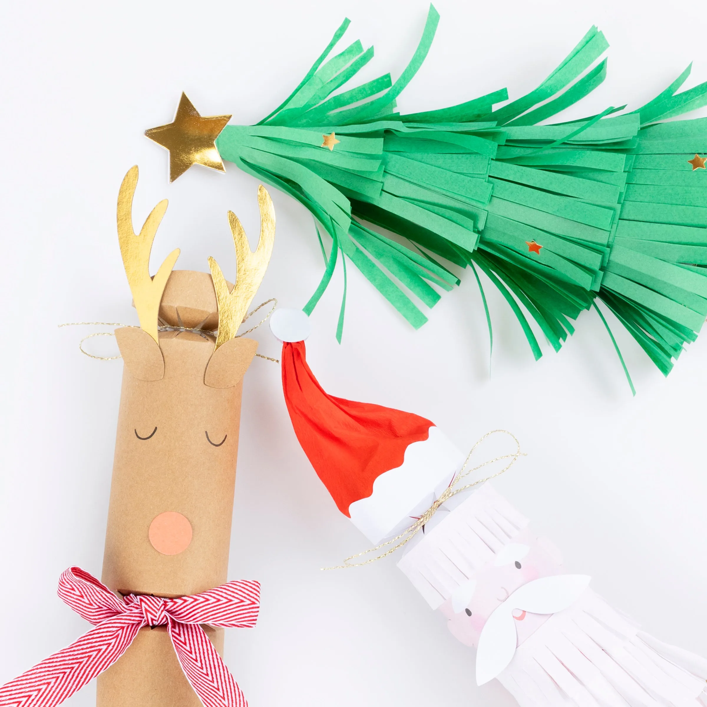 Santa, Reindeer & Tree Crackers (x 6) sold by Meri Meri product image thumbnail 4