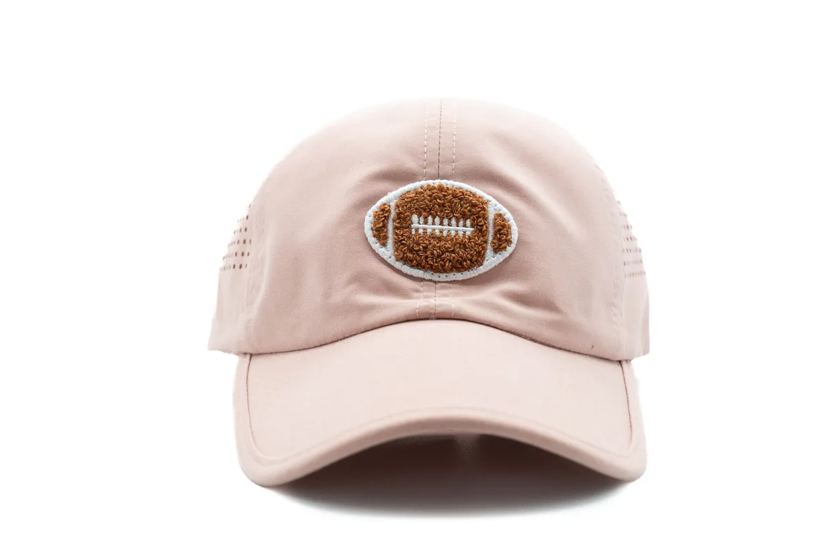 Dusty Rose Athletic Hat + Terry Football sold by Meri Meri