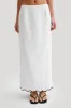 Alessio Scalloped Midi Skirt - Ivory sold by Meshki