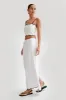 Alessio Scalloped Midi Skirt - Ivory sold by Meshki