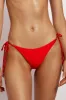 Peyton Tie Up Bikini Bottom - Red sold by Meshki