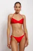 Peyton Tie Up Bikini Bottom - Red sold by Meshki