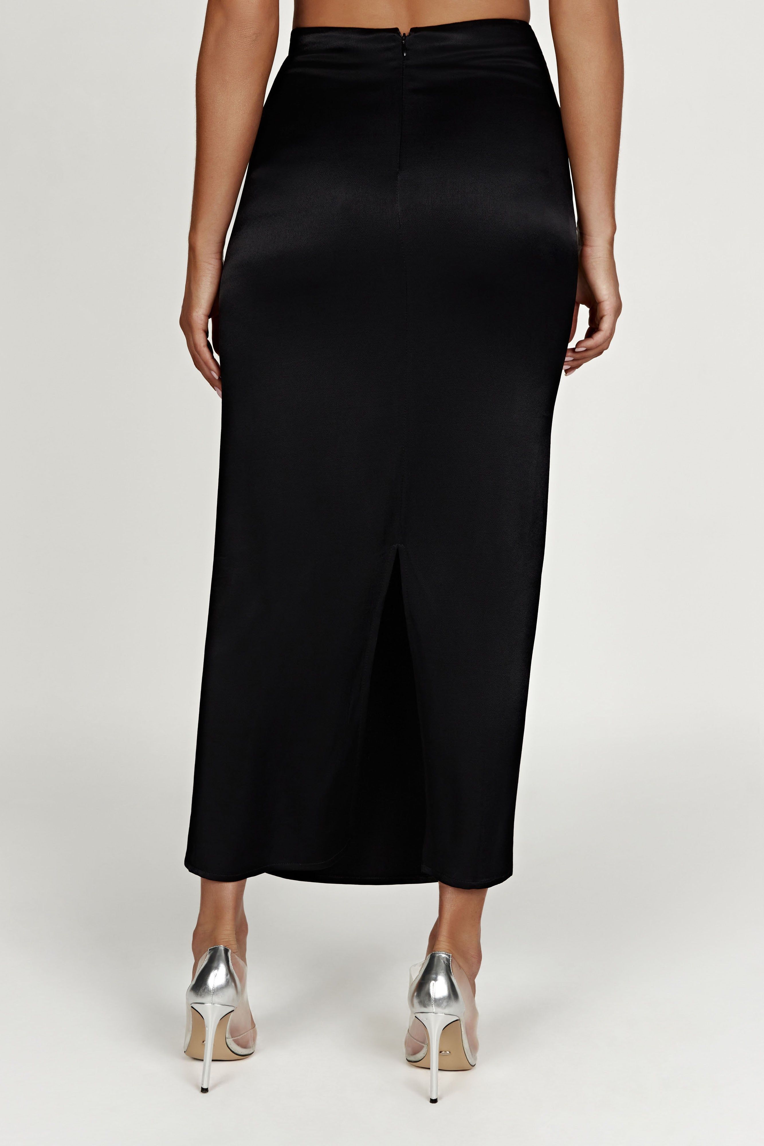 Jaida Ring Maxi Skirt - Black sold by Meshki product image thumbnail 4