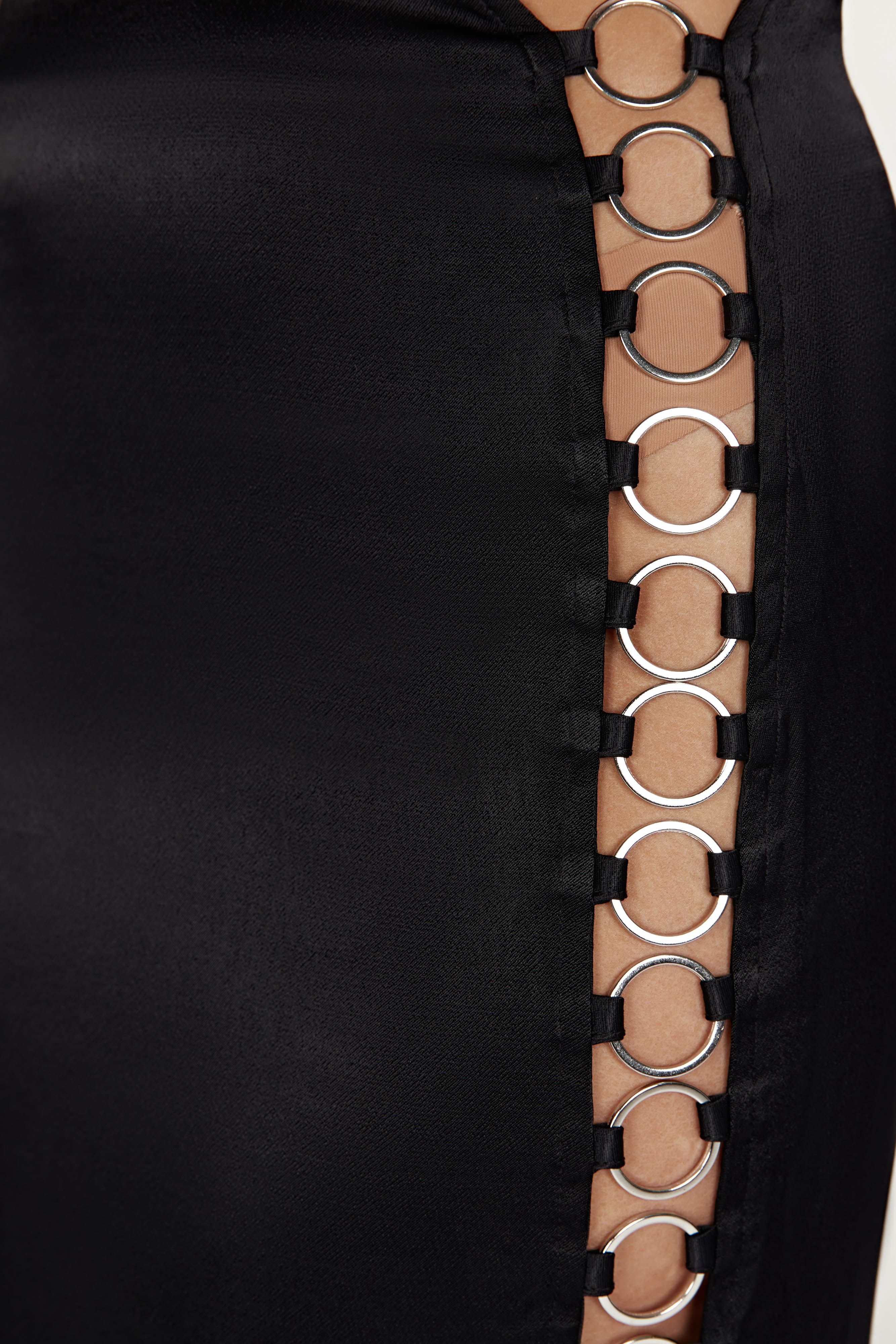 Jaida Ring Maxi Skirt - Black sold by Meshki product image thumbnail 5
