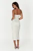 Camelia Corset Midi Dress - Ivory sold by Meshki