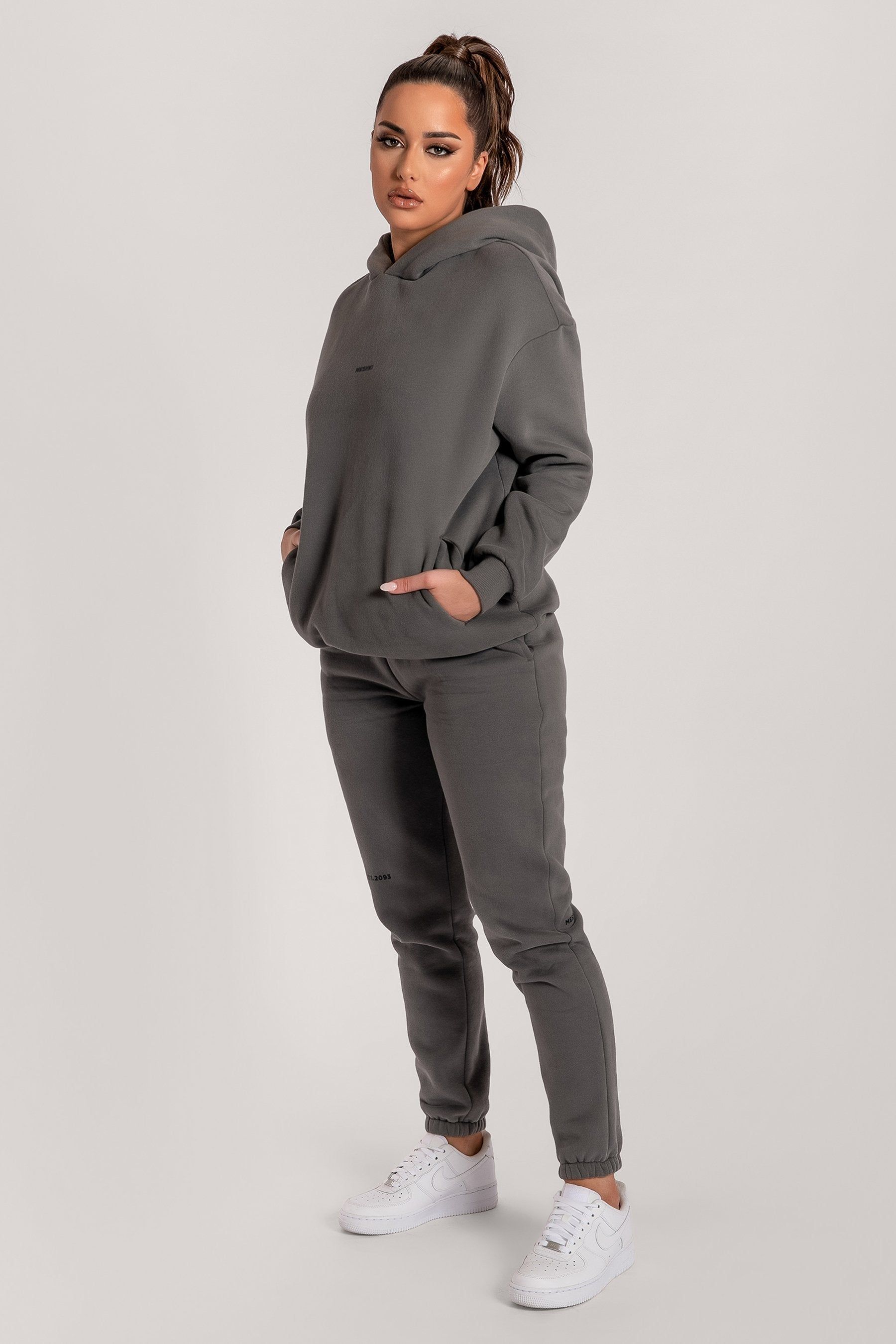 Bay Unisex Oversized Cosy Hoodie - Charcoal sold by Meshki product image thumbnail 25