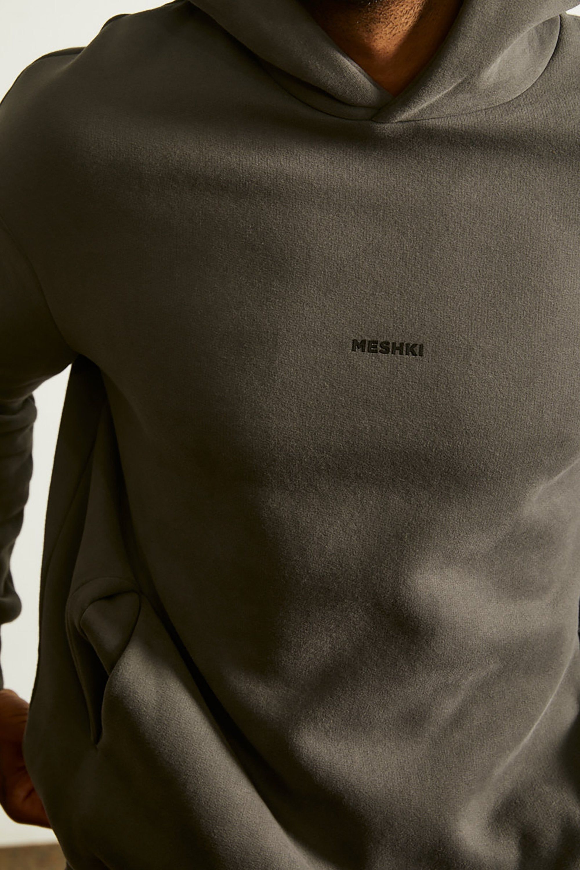 Bay Unisex Oversized Cosy Hoodie - Charcoal sold by Meshki product image thumbnail 6