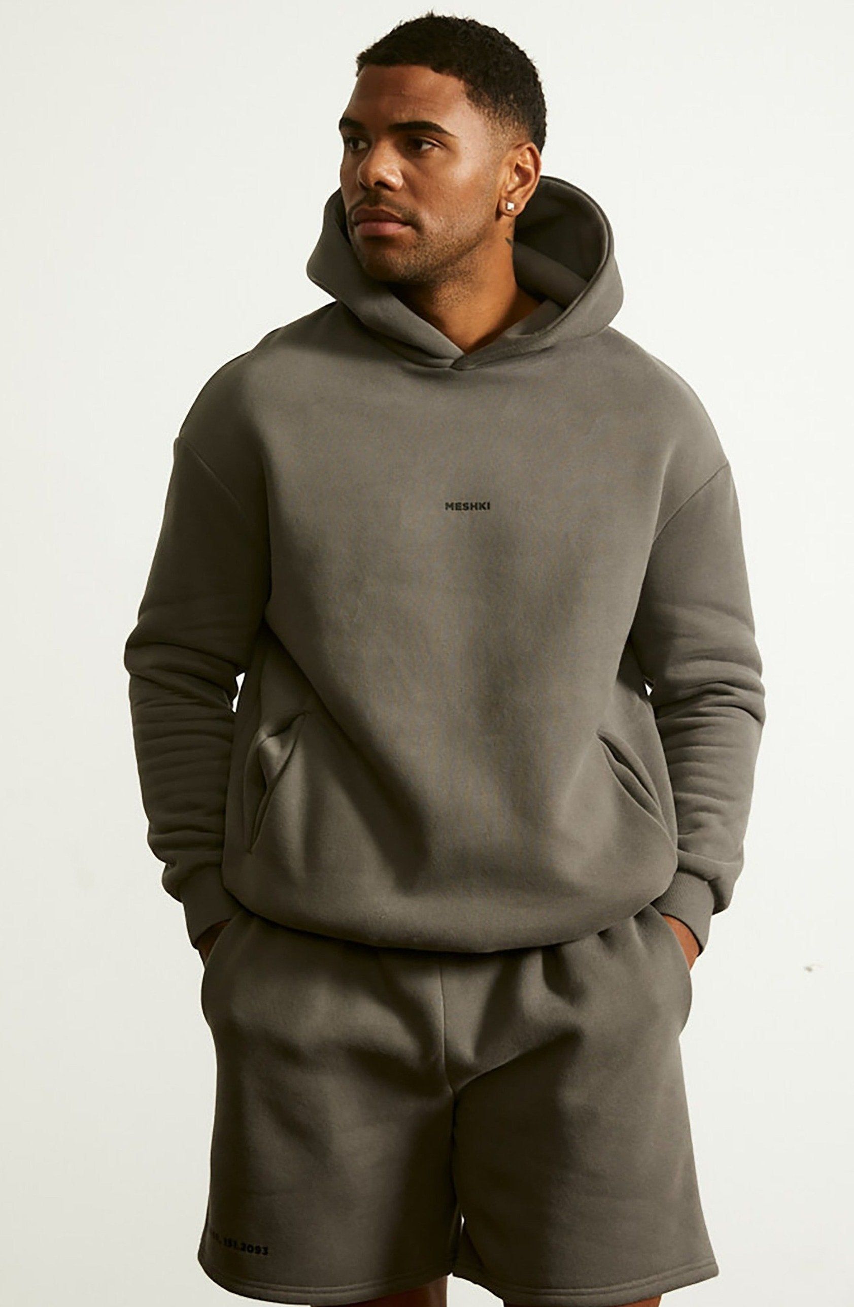 Bay Unisex Oversized Cosy Hoodie - Charcoal sold by Meshki product image thumbnail 4