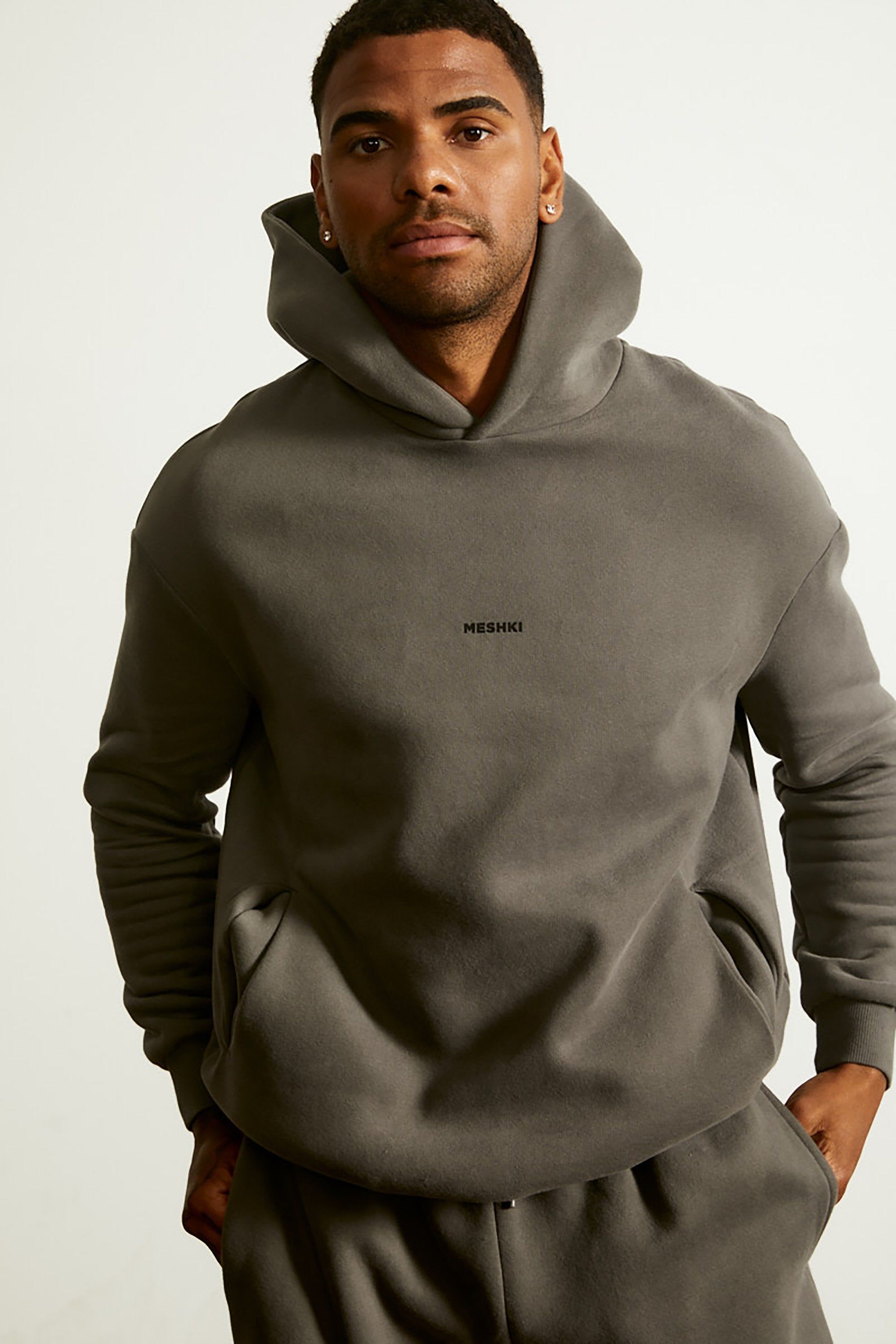 Bay Unisex Oversized Cosy Hoodie - Charcoal sold by Meshki