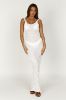 Abbey Ladder Knit Cowl Maxi Dress - White sold by Meshki