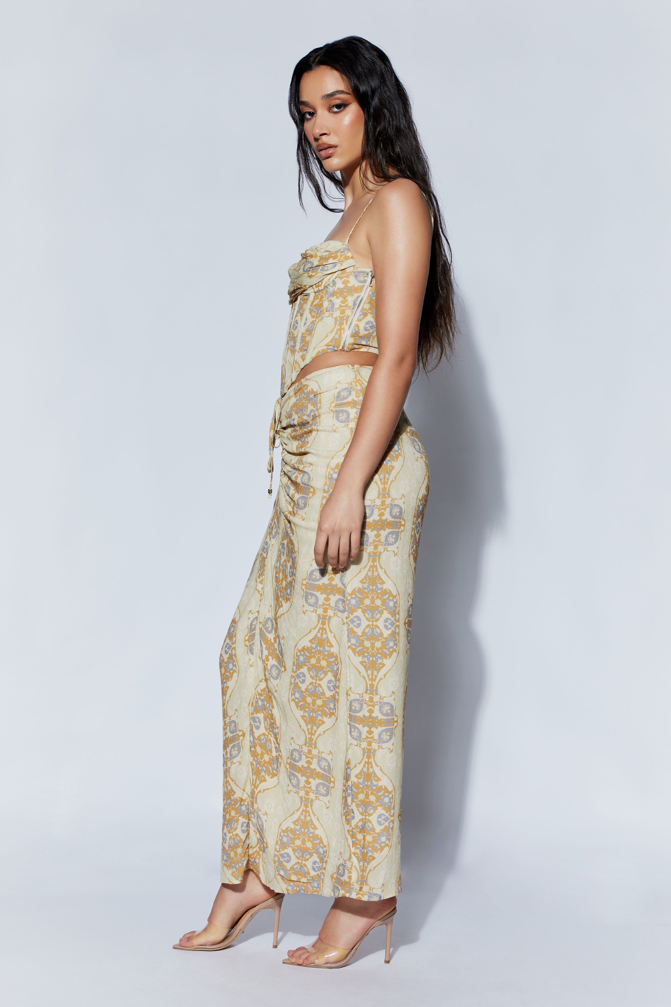 Cyra Corset Top - Persian Print sold by Meshki product image thumbnail 5