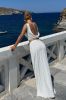 Suri Slinky Maxi Skirt With Hardware - White sold by Meshki