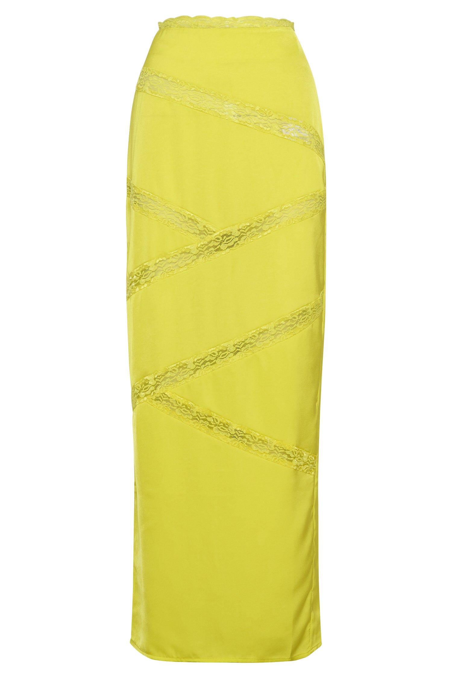 Monet Spliced Lace Midi Skirt - Fresh Green sold by Meshki product image thumbnail 10