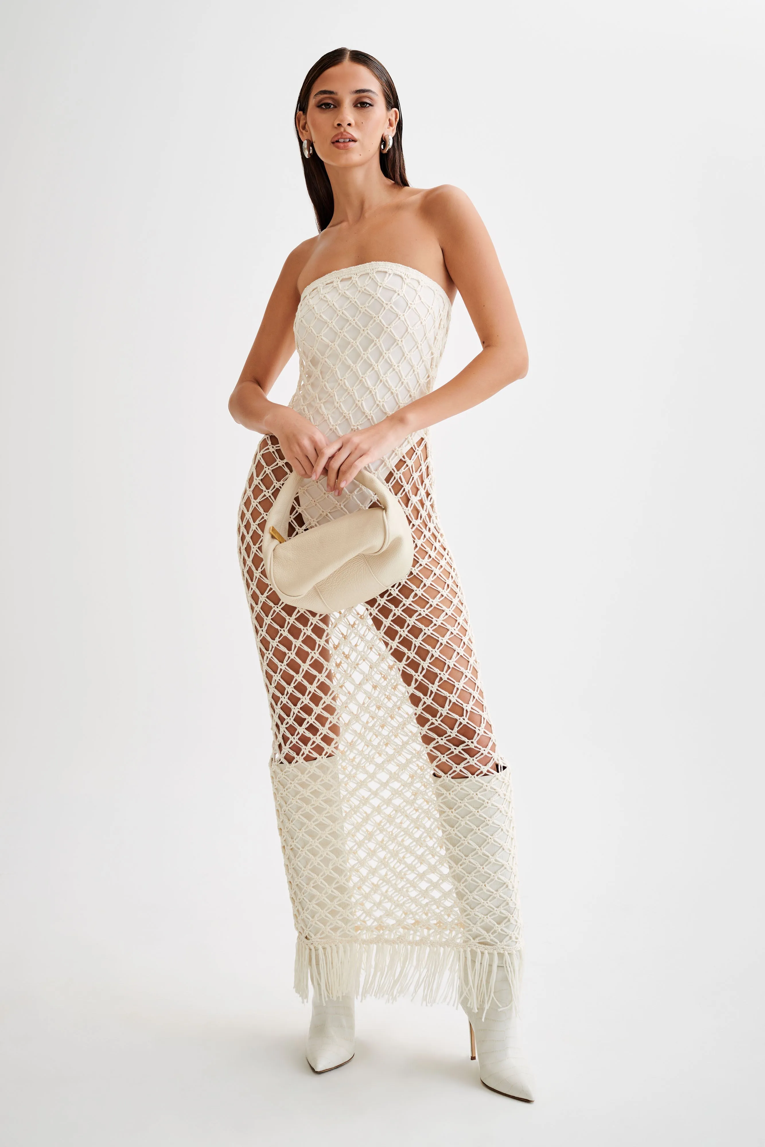 Prudence Knit Midi Dress - Buttercream | Parallel