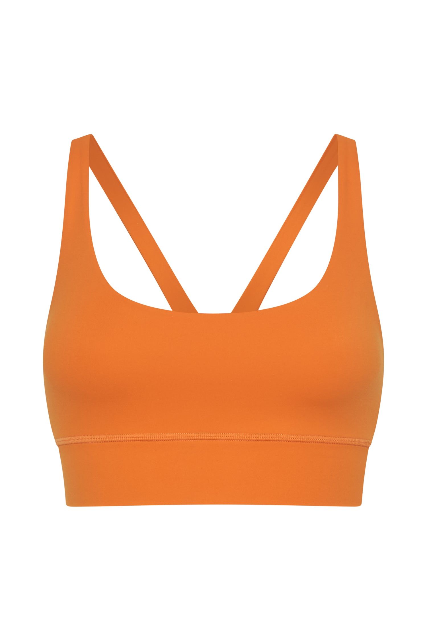 Elise V Back Cami Crop Top - Tangerine sold by Meshki product image thumbnail 8