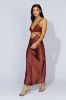 Seraphine Lace Maxi Dress - Cherry Chocolate sold by Meshki