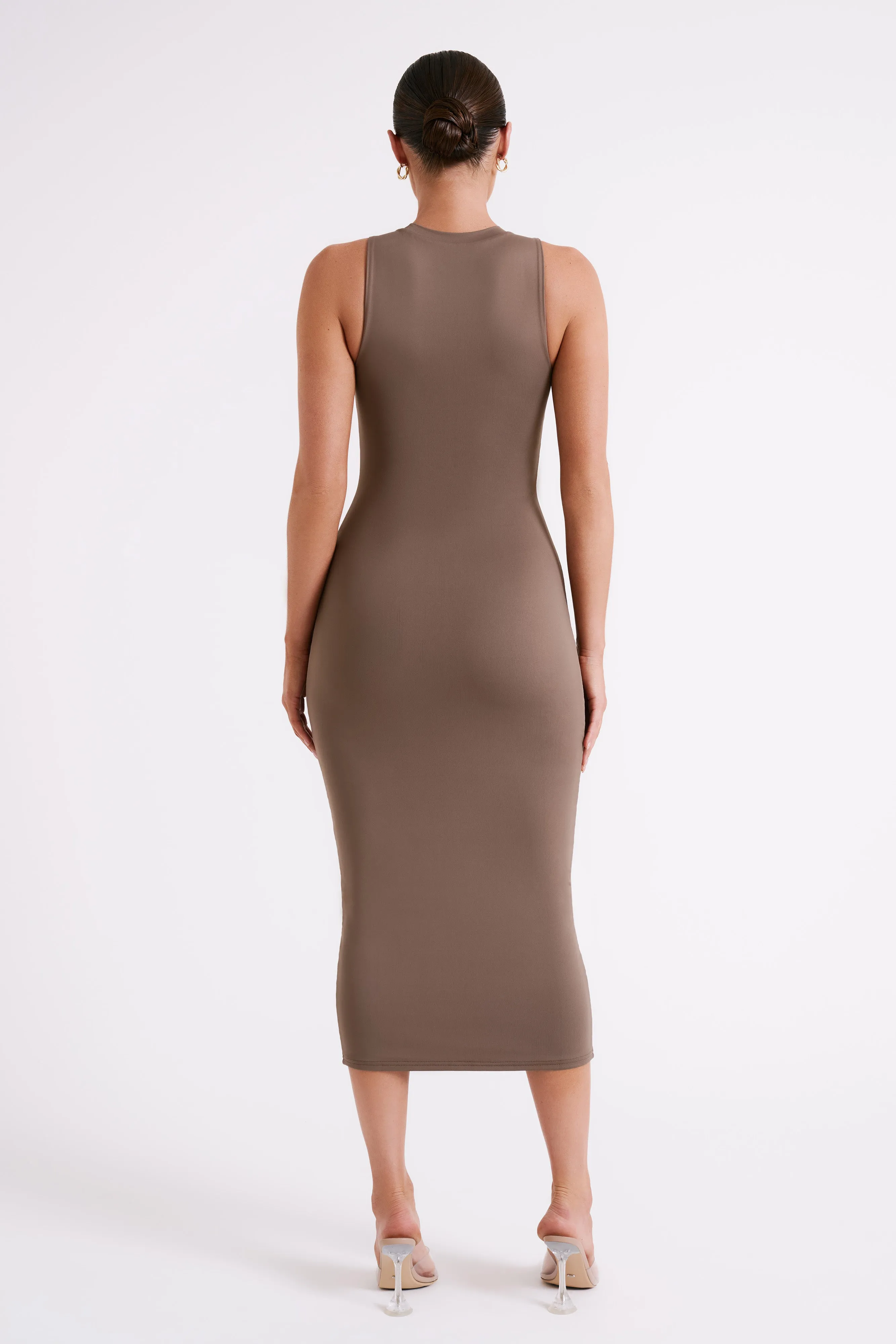 Jill Sleeveless Tank Midi Dress - Coco sold by Meshki product image thumbnail 3