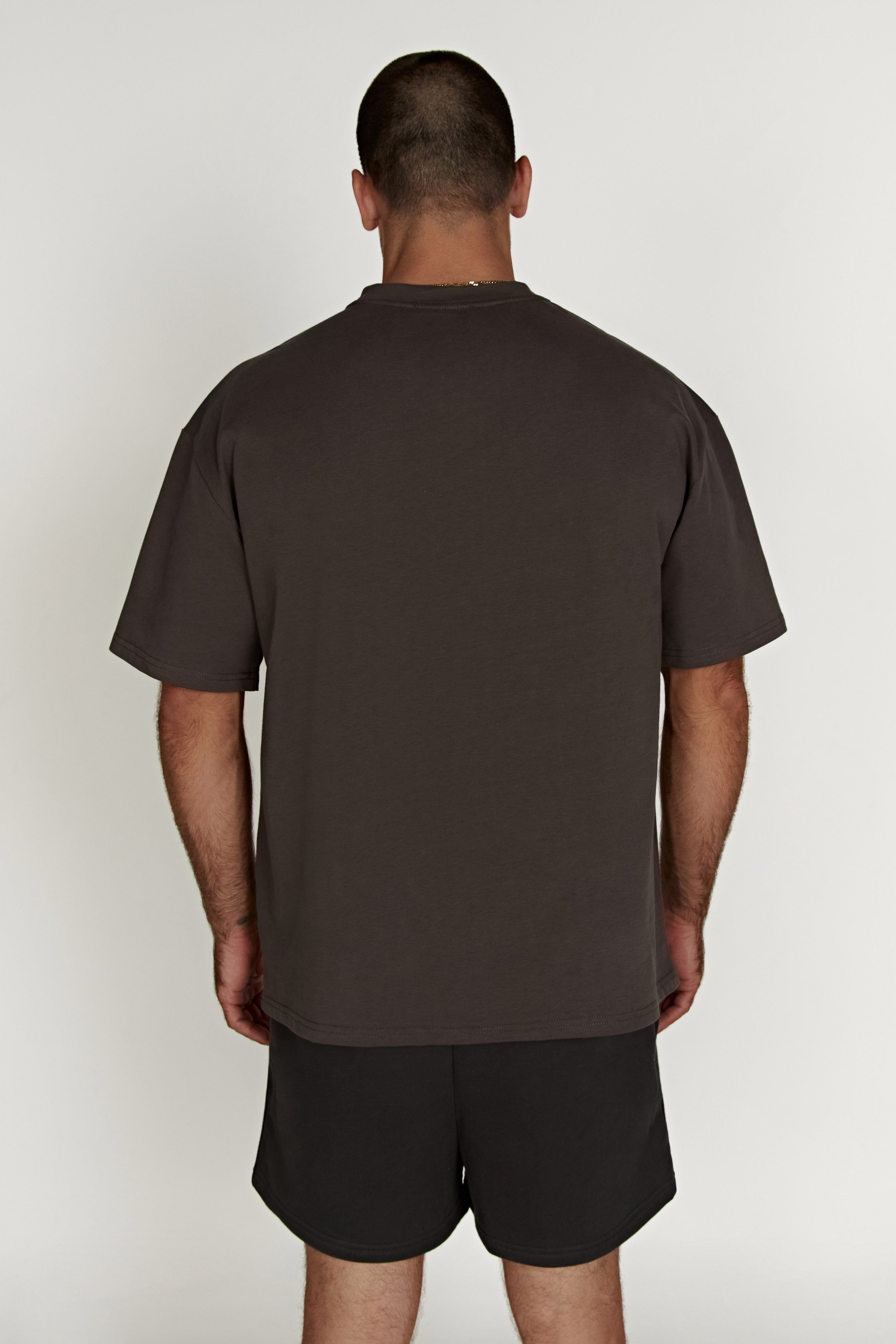 Jaimie Oversized Unisex Tee - Dusk Black sold by Meshki product image thumbnail 4