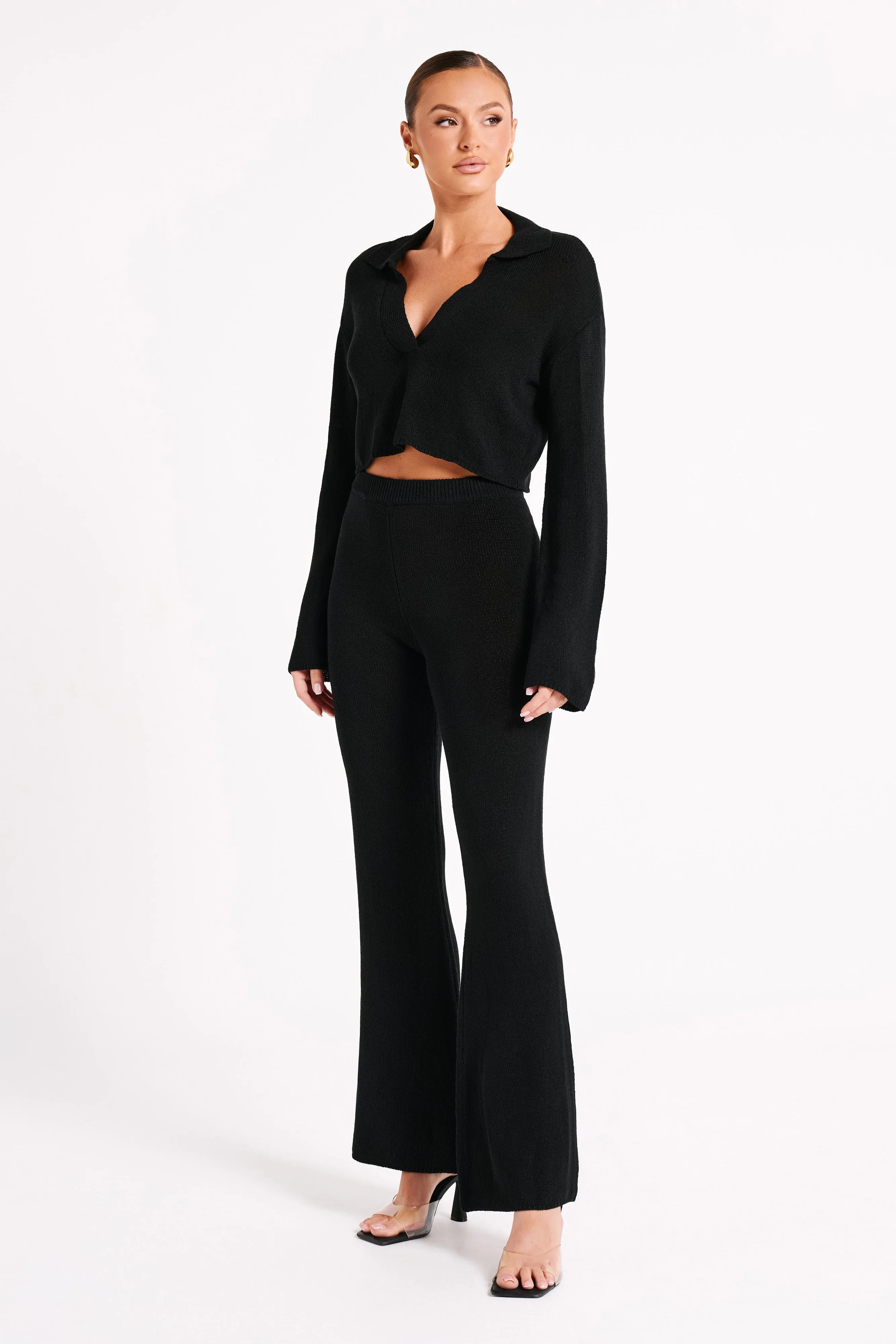 Carlota Knit Pants - Black sold by Meshki product image thumbnail 4