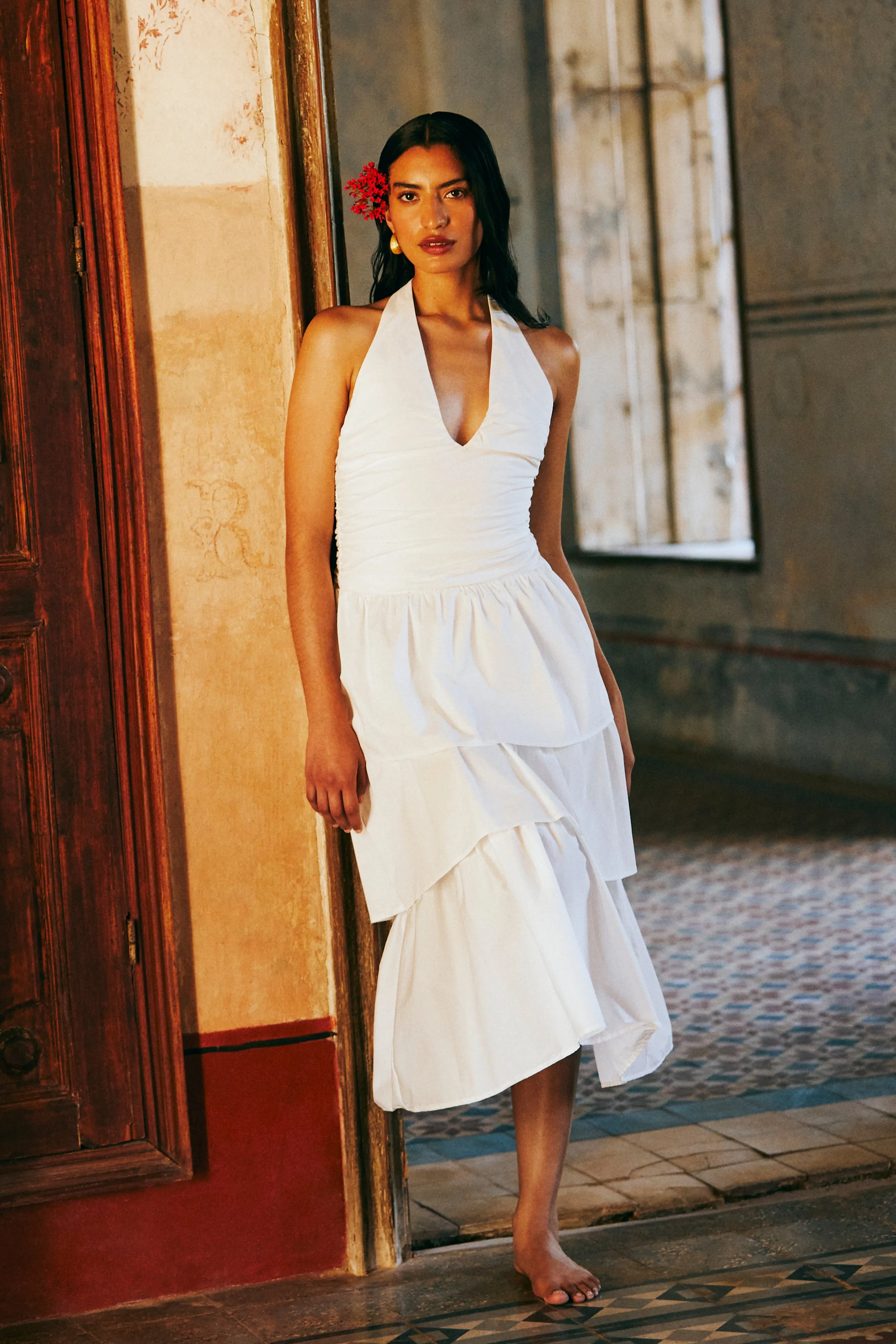 [BAU by Bride And You]BELINDA long-sleeve midi dress☆送料込 Boat wedding dress «Belinda» | WONA LA