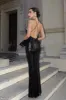 Gracie Sequin Maxi Dress - Black sold by Meshki