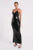 Gracie Sequin Maxi Dress - Black sold by Meshki
