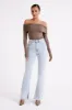 Lucinda Recycled Nylon Off Shoulder Top - Coco sold by Meshki