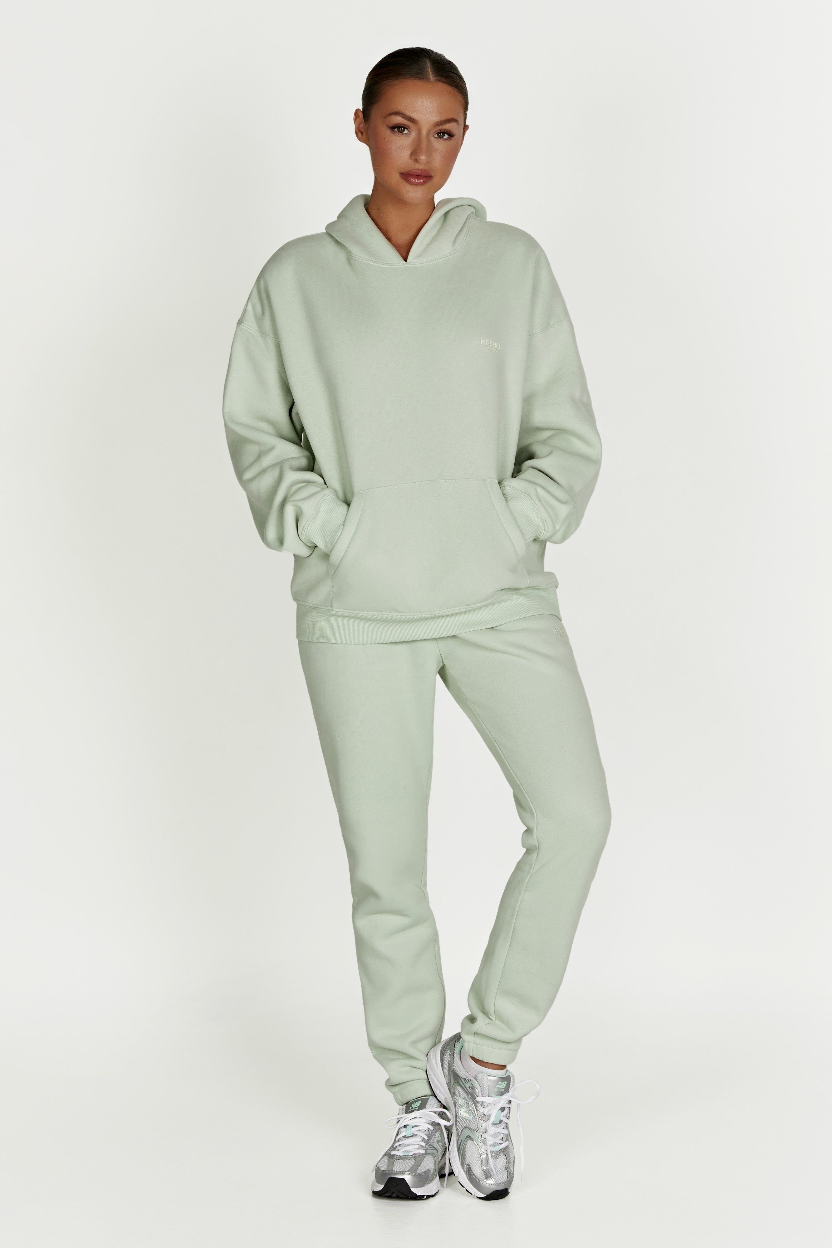 Frankie Unisex Jogger - Light Sage sold by Meshki product image thumbnail 5