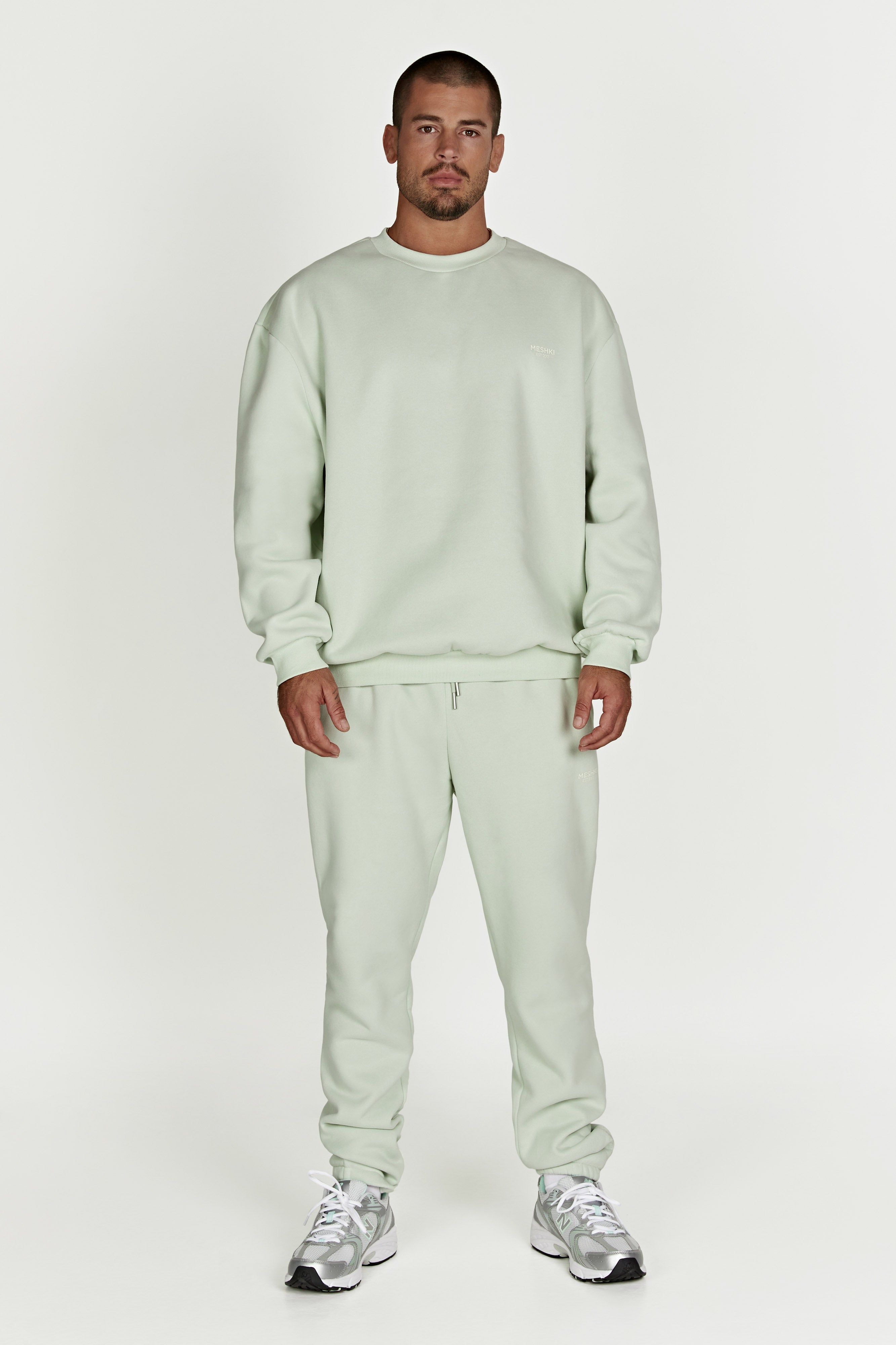 Frankie Unisex Jogger - Light Sage sold by Meshki product image thumbnail 3