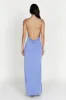 Darcy Cowl Maxi Dress With Low Back - Lavender sold by Meshki