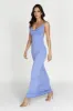 Darcy Cowl Maxi Dress With Low Back - Lavender sold by Meshki