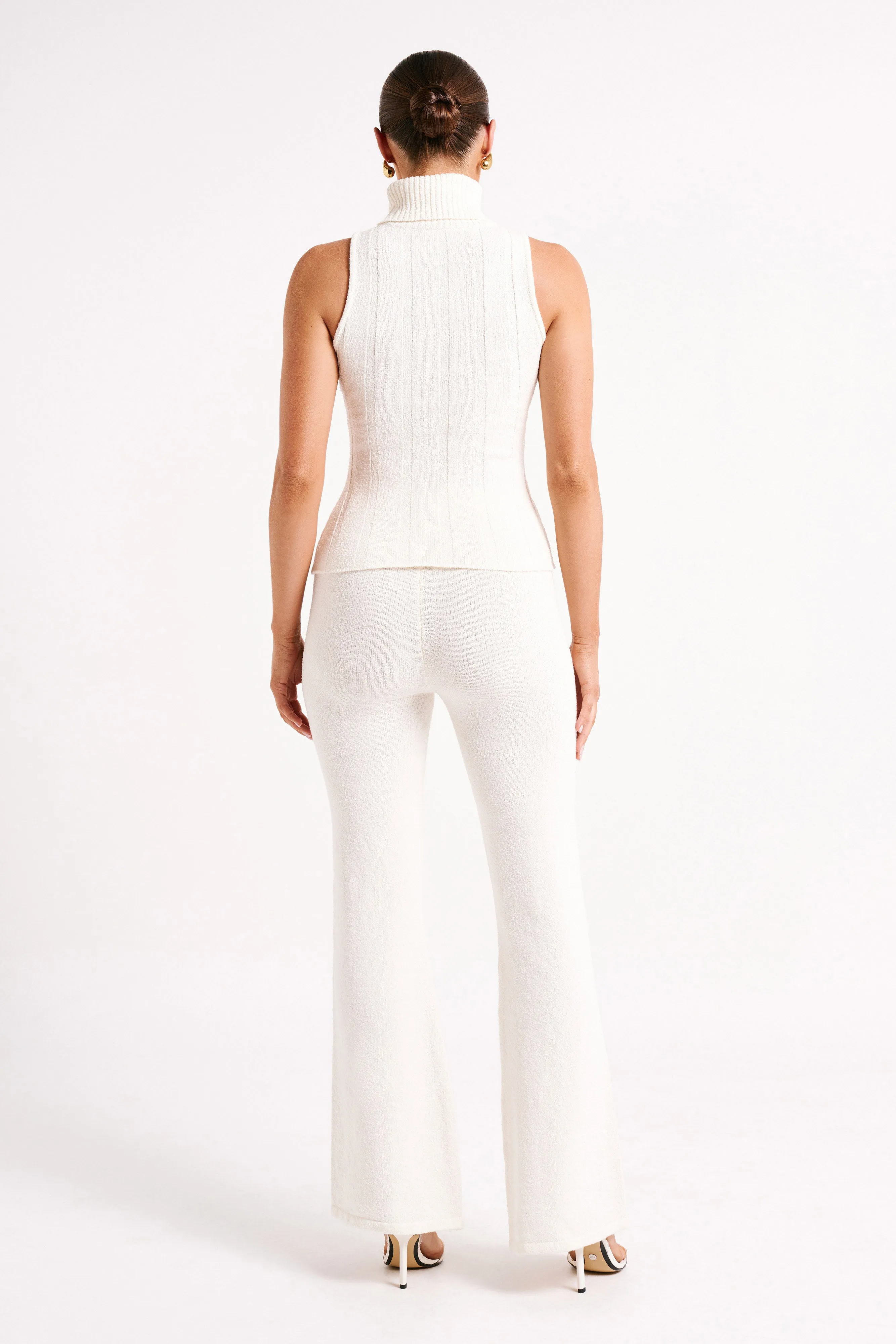 Angelina Knit Pants - Ivory sold by Meshki product image thumbnail 5