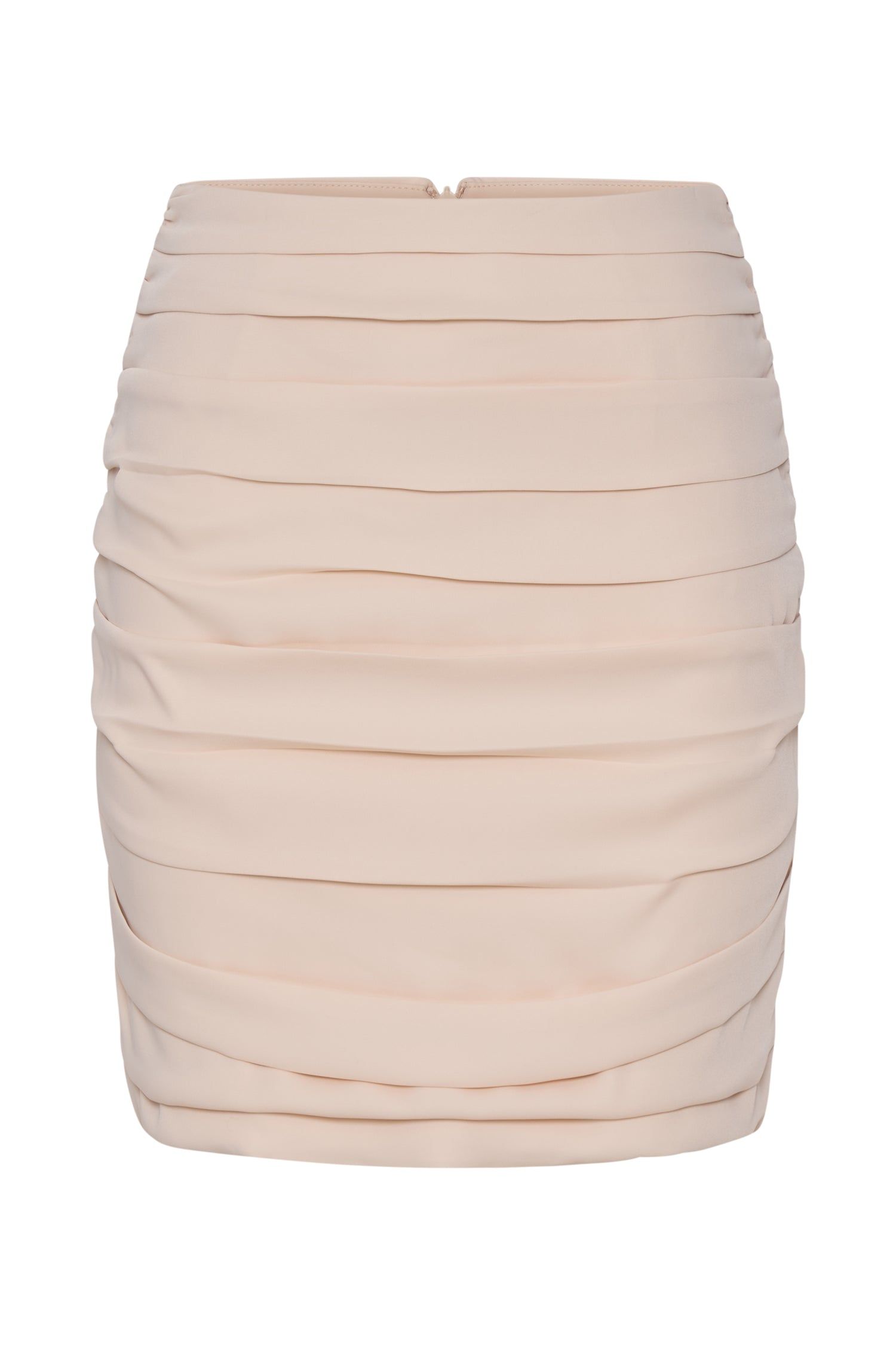 Lola Ruched Mini Skirt - Cream sold by Meshki product image thumbnail 8