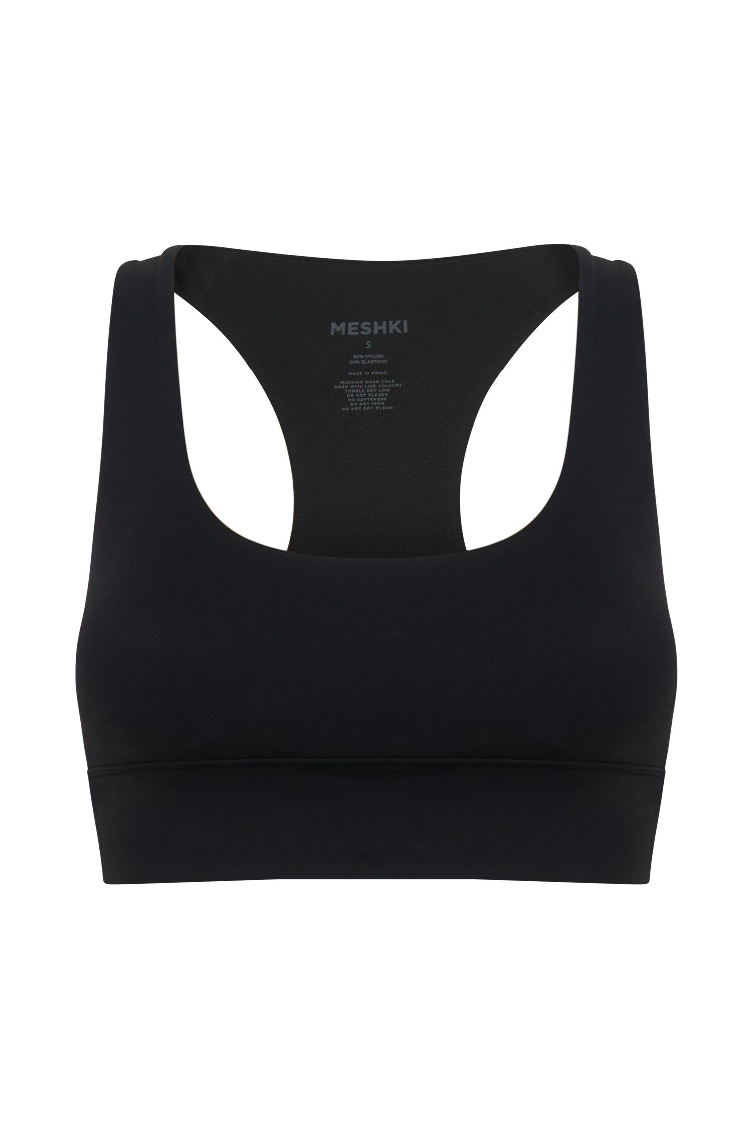 Thea Racerback Crop Top - Black sold by Meshki product image thumbnail 13