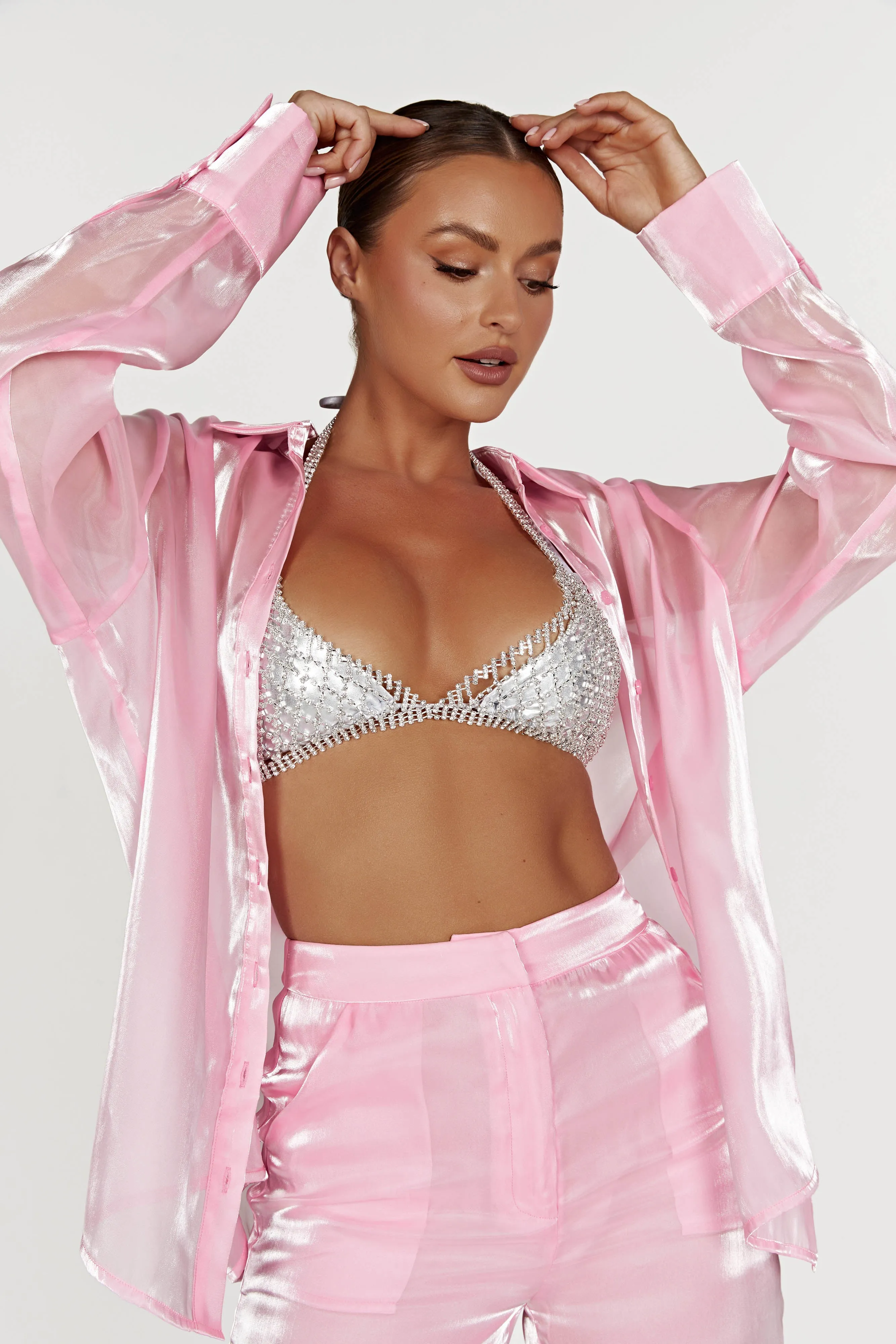 Neva Diamante Bralette - Silver sold by Meshki product image thumbnail 3