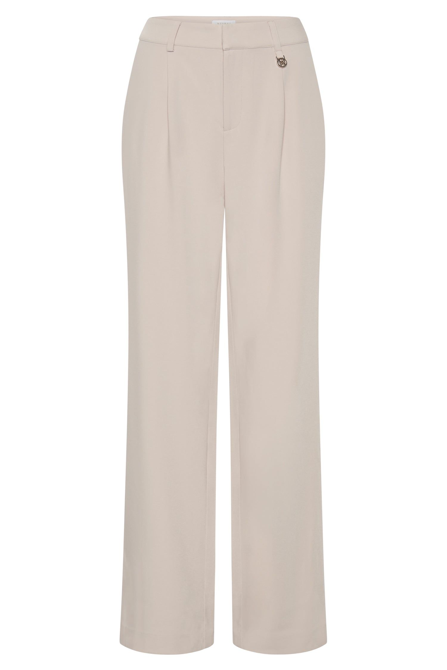 Minu Mid Rise Wide Leg Pant - Wheat sold by Meshki product image thumbnail 10