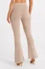 Irma Flared Boucle Pants - Wheat sold by Meshki