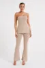 Irma Flared Boucle Pants - Wheat sold by Meshki