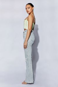 Lake Lace Cami Crop Top - Pistachio Green sold by Meshki