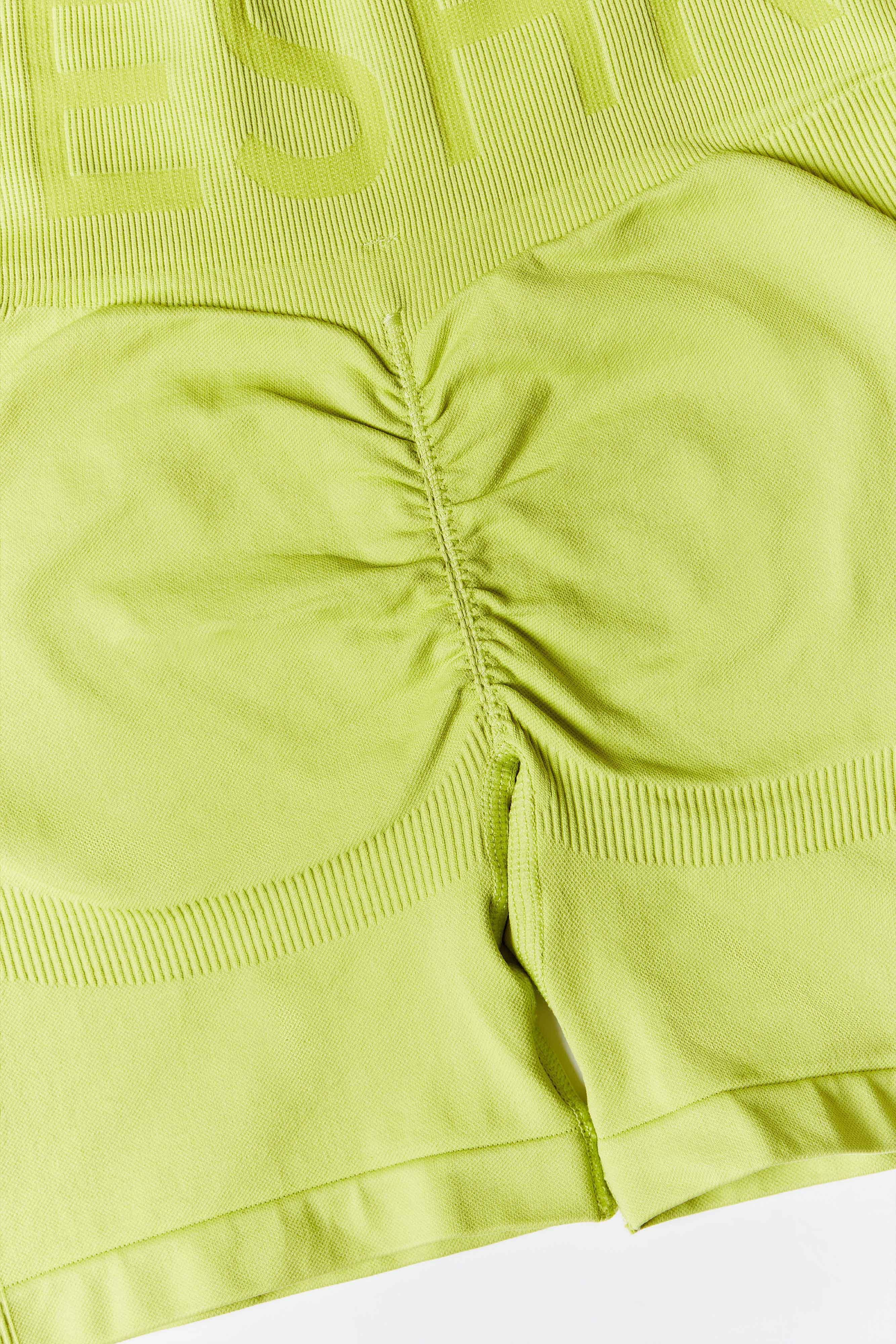 Danica Seamless Shorts - Lime Green sold by Meshki product image thumbnail 3