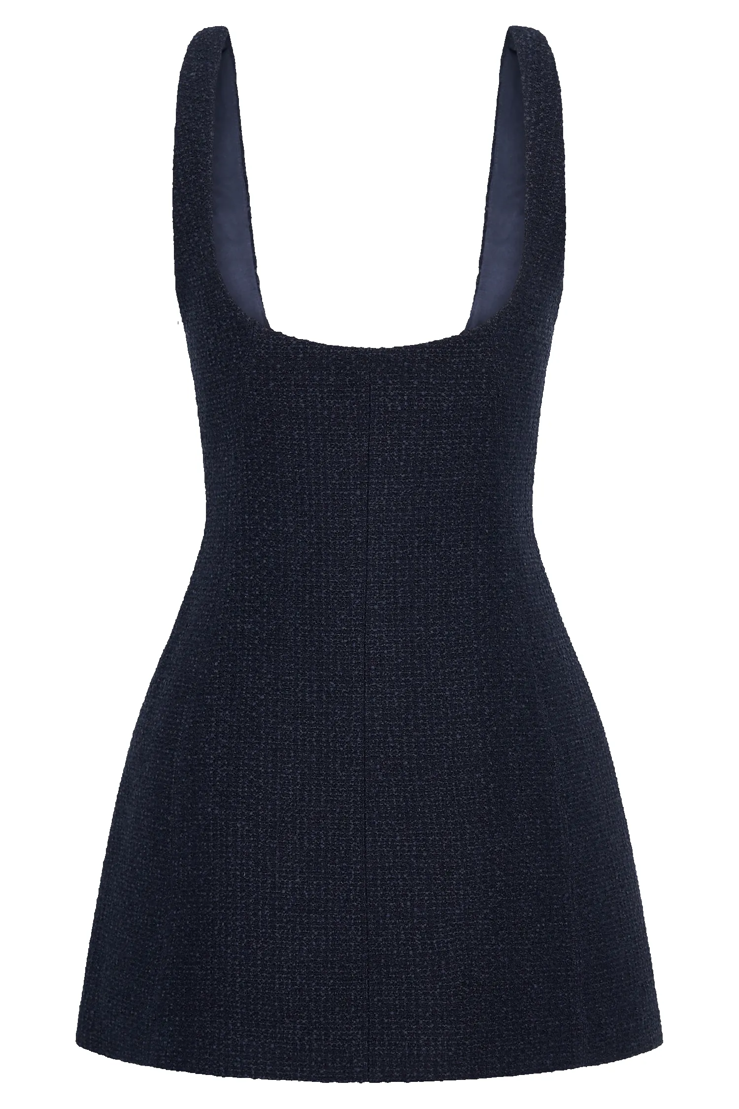 Beth Boucle Mini Dress - Navy sold by Meshki product image thumbnail 5