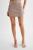 Klara Knit Mini Skirt - Taupe sold by Meshki