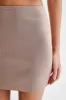 Klara Knit Mini Skirt - Taupe sold by Meshki