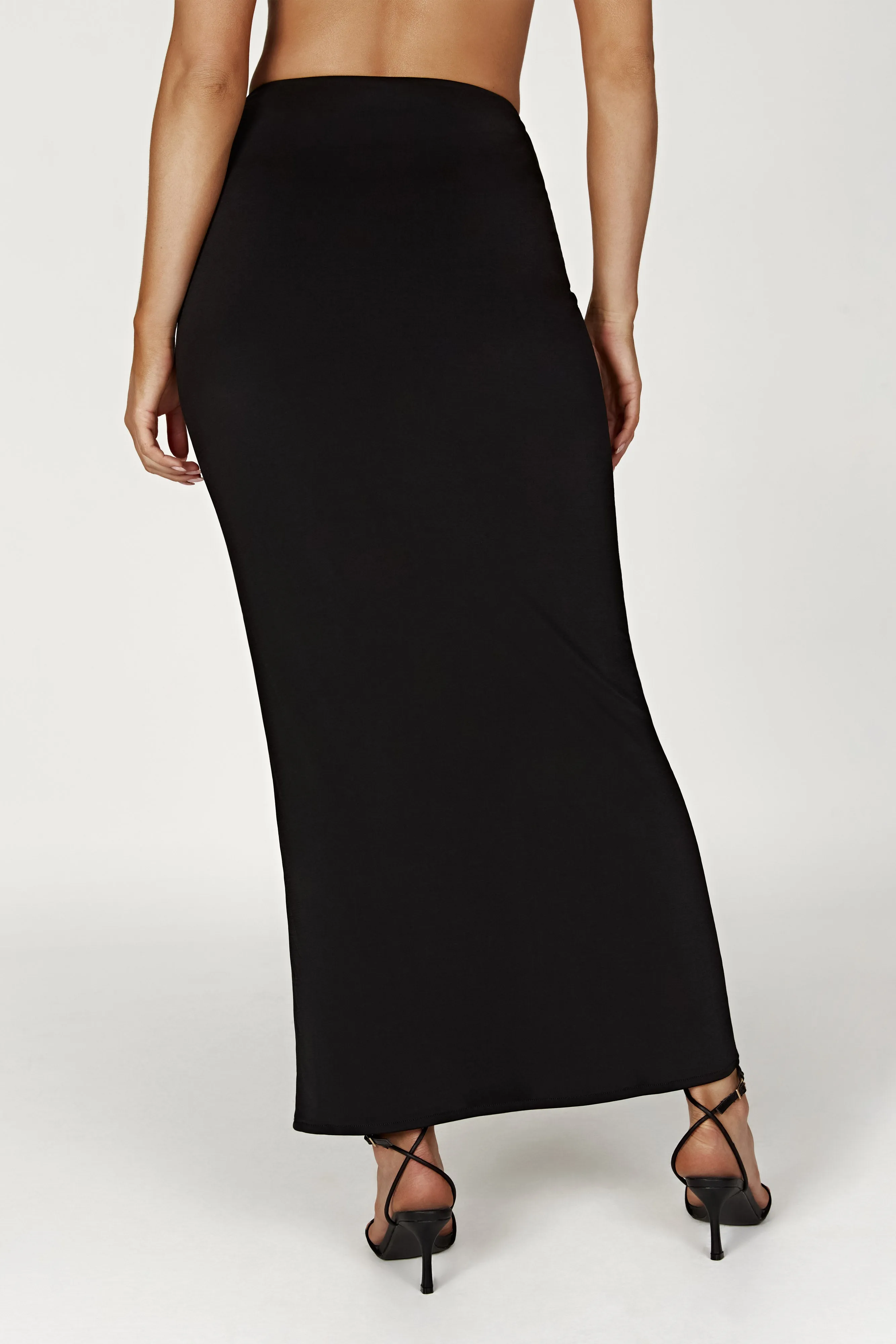 Ceri Maxi Twist Skirt - Black sold by Meshki product image thumbnail 2
