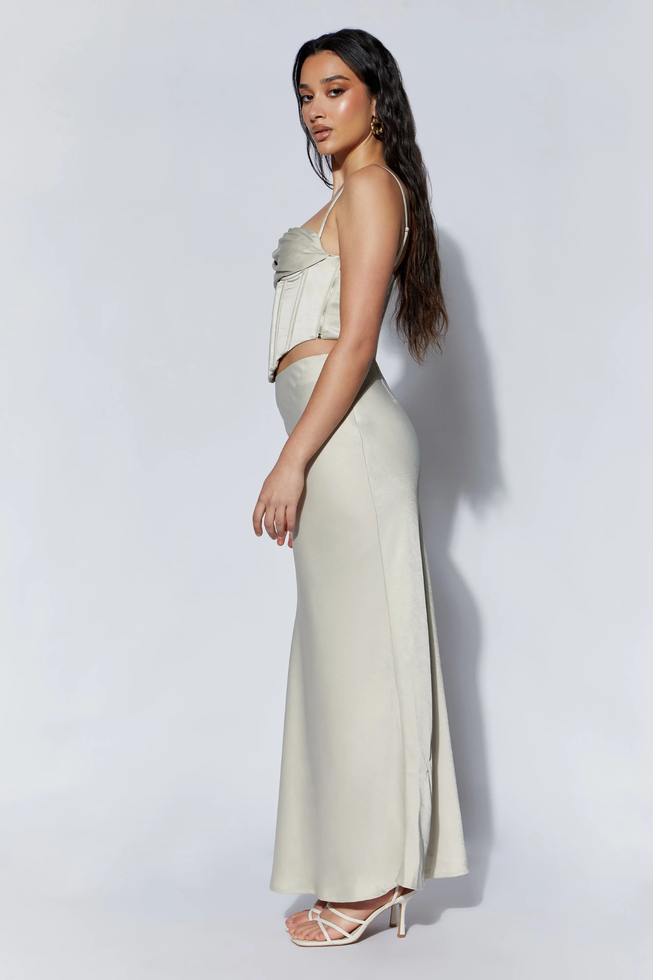 Cyra Corset Top - Wheat sold by Meshki product image thumbnail 5