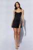 Briah Diamante Rope Mini Dress - Black sold by Meshki