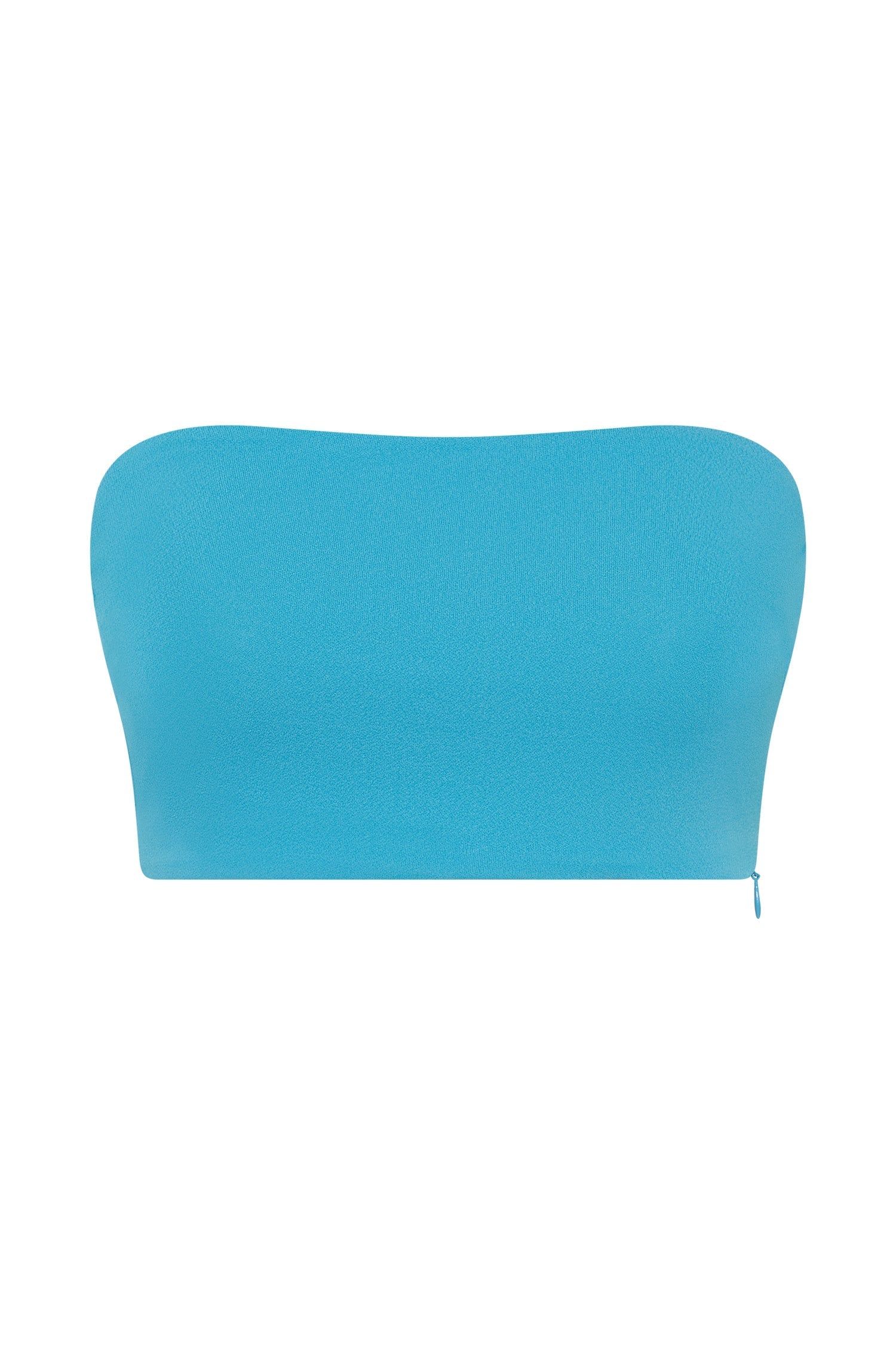 Stephanie Crepe Bandeau - Aqua sold by Meshki product image thumbnail 7