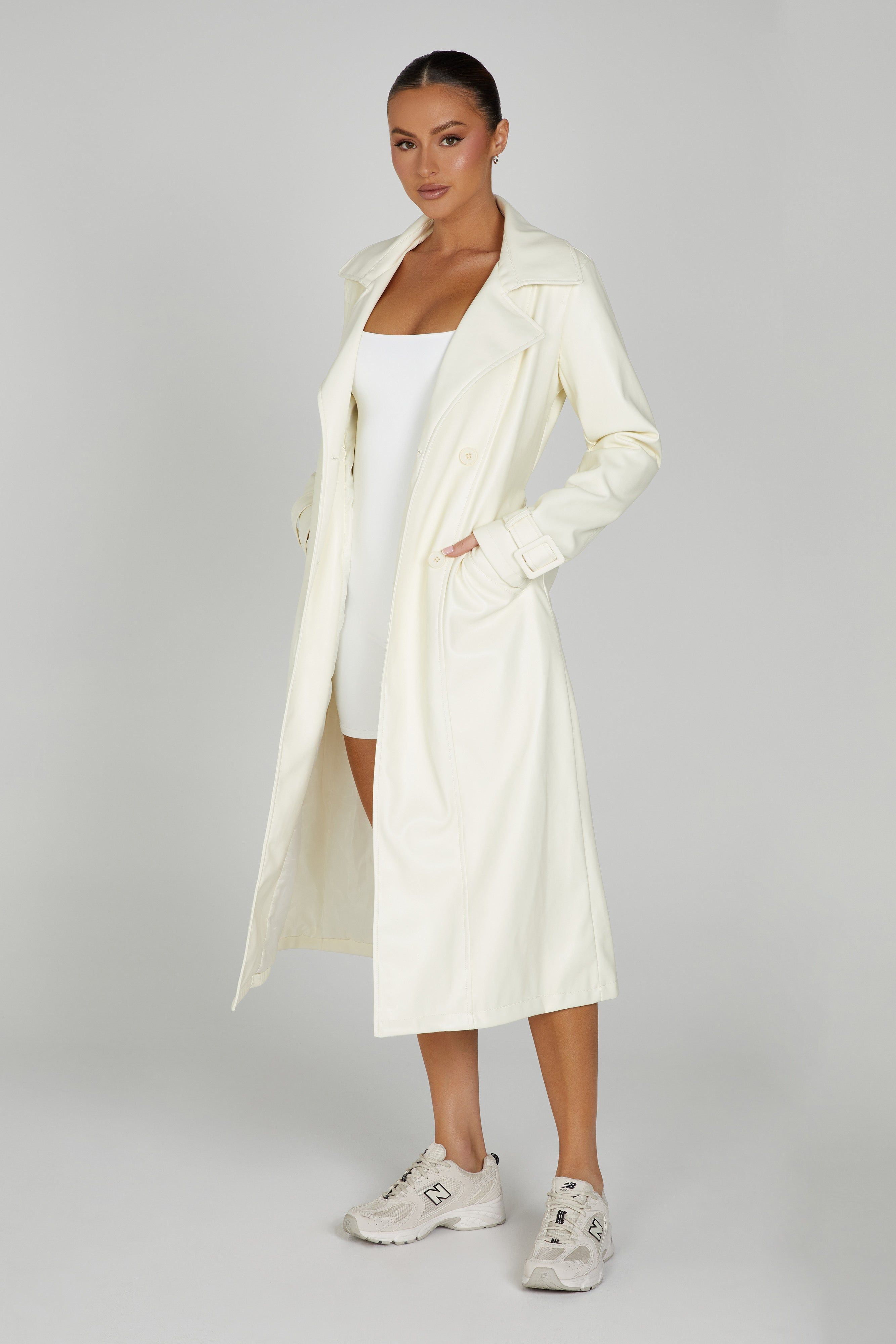 Isla Pu Trench - Vanilla sold by Meshki product image thumbnail 5