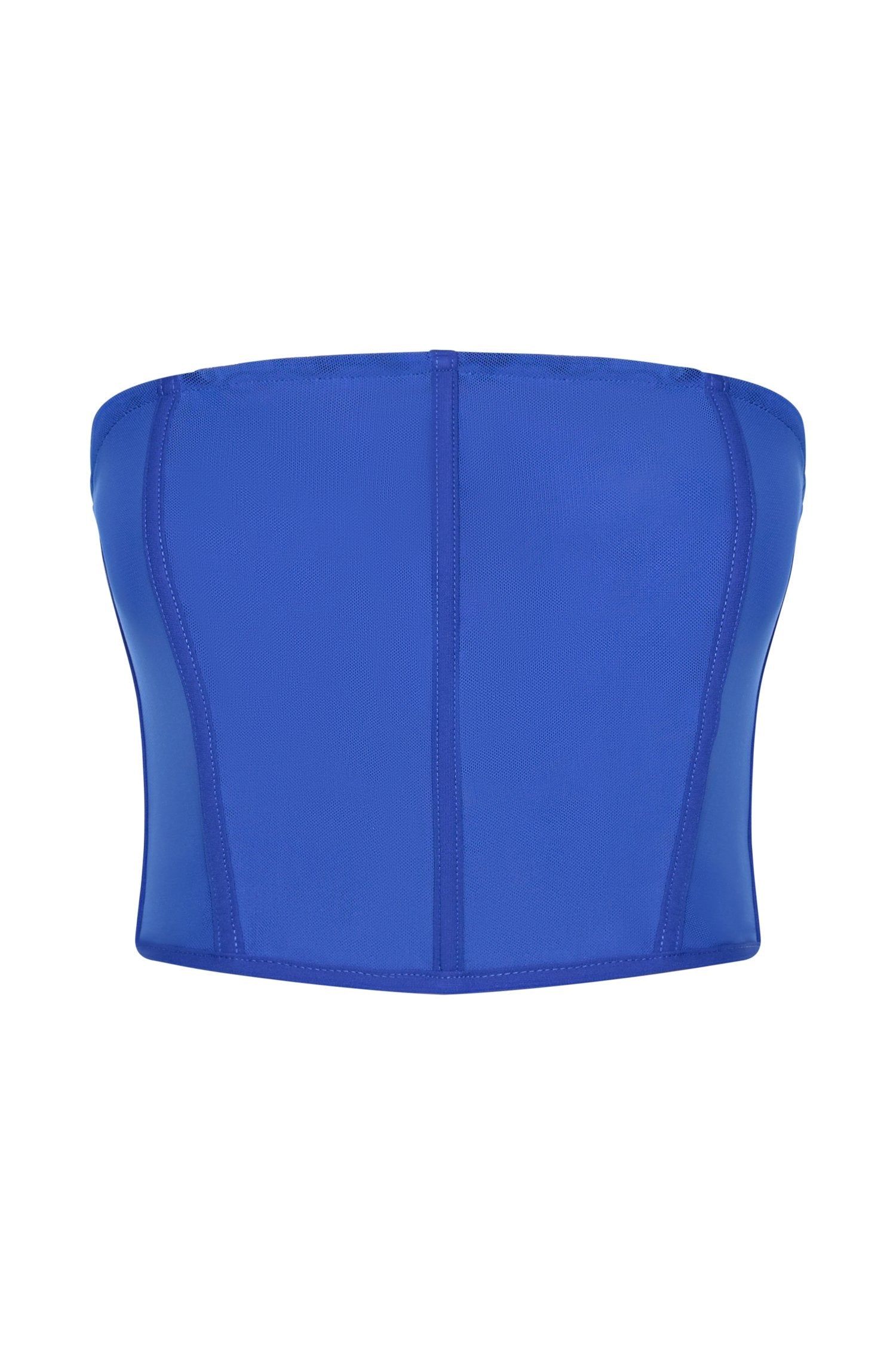 Allie Mesh Corset - Cobalt Blue sold by Meshki product image thumbnail 6